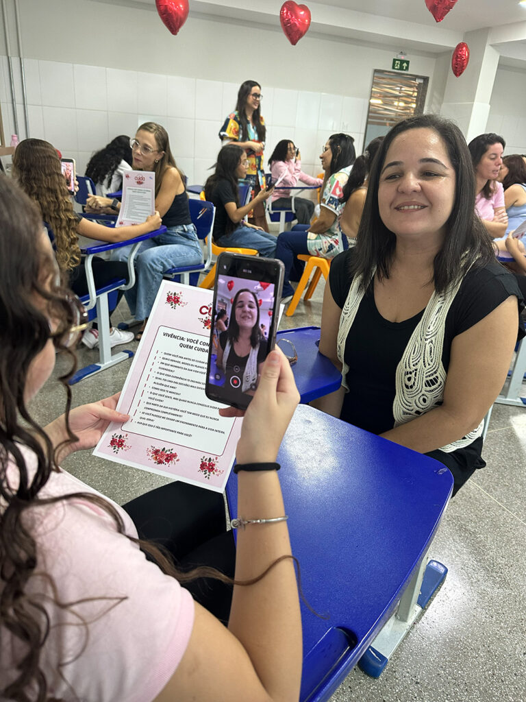 Cuidar de Quem Cuida: Colégio Asas promove ação de bem-estar em parceria com a UNEF