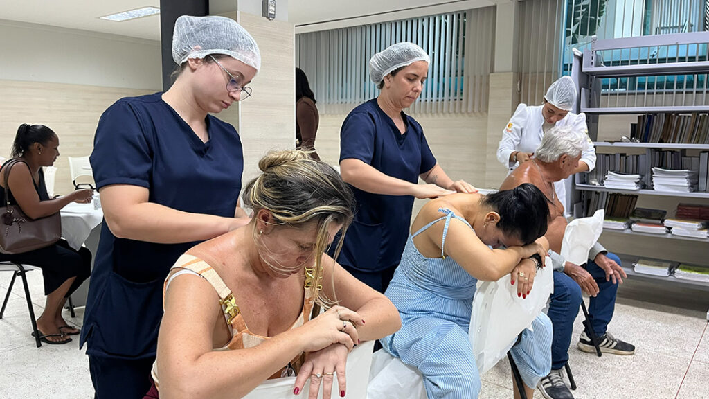 Cuidar de Quem Cuida: Colégio Asas promove ação de bem-estar em parceria com a UNEF